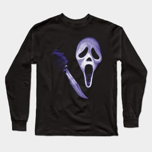 Ghost Killer with Knife Long Sleeve T-Shirt